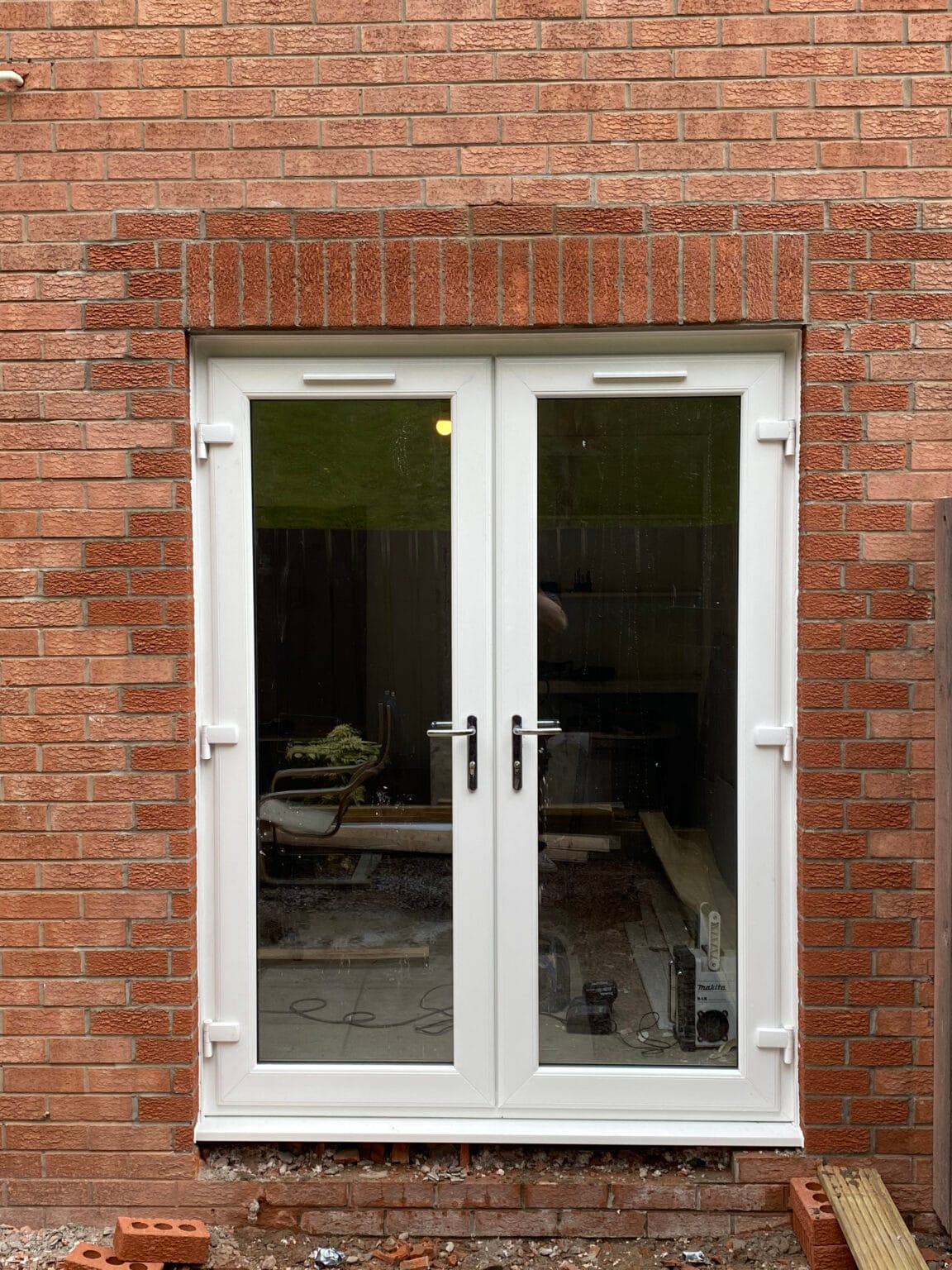 French doors letting natural light into a Scottish home