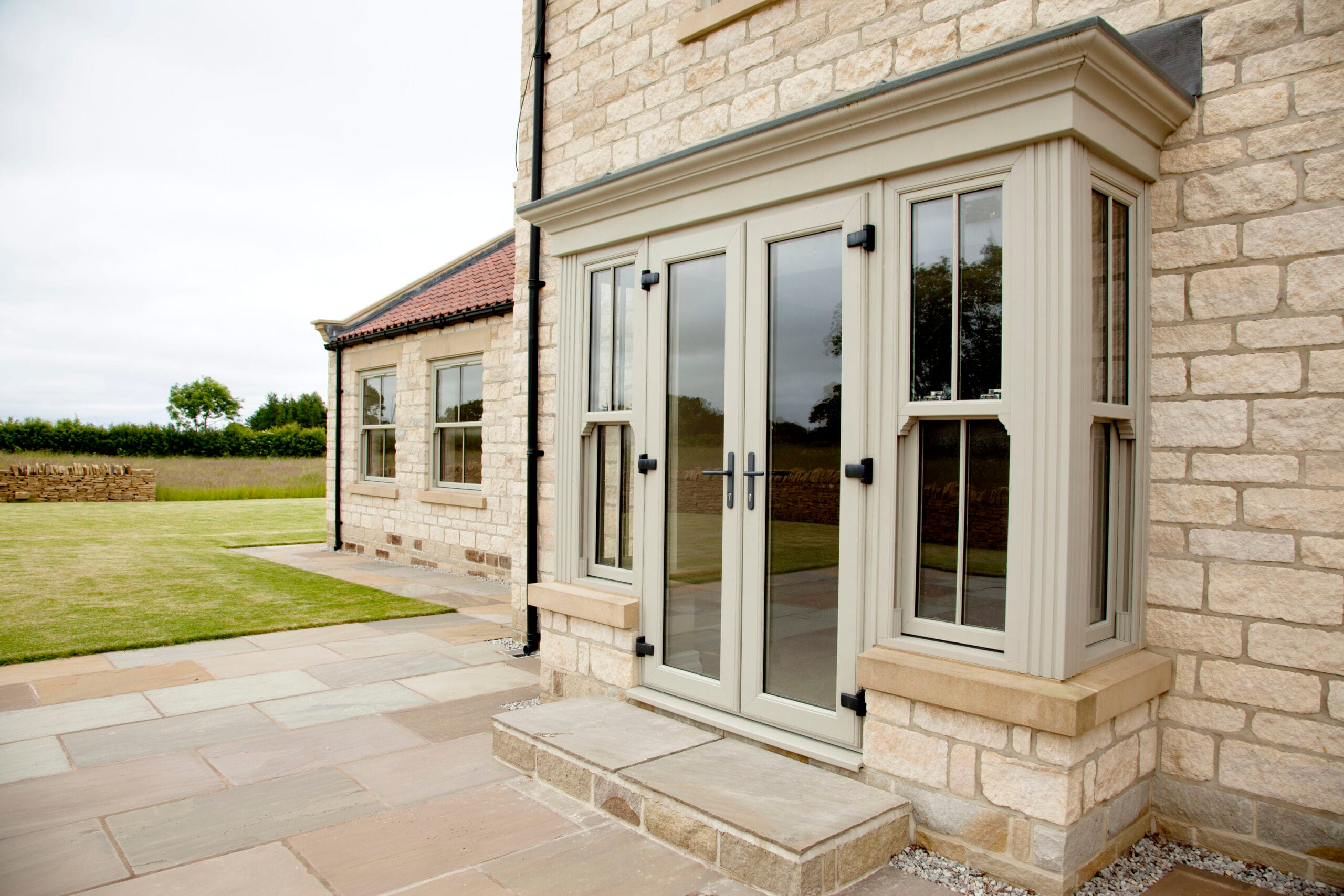 French doors on display at a NuView Scotland showroom