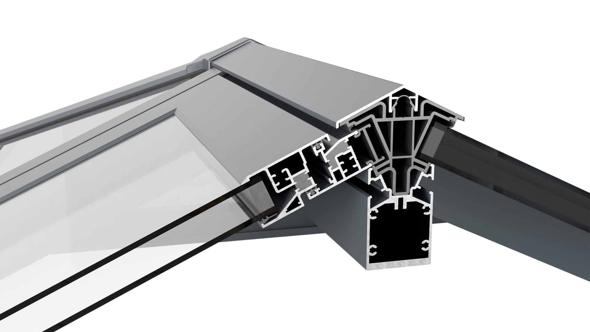 Roof lantern over a dining area