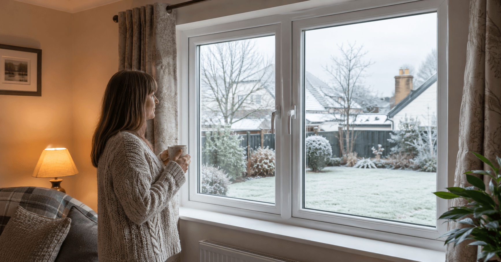 Warm, energy-efficient uPVC windows in a Scottish home