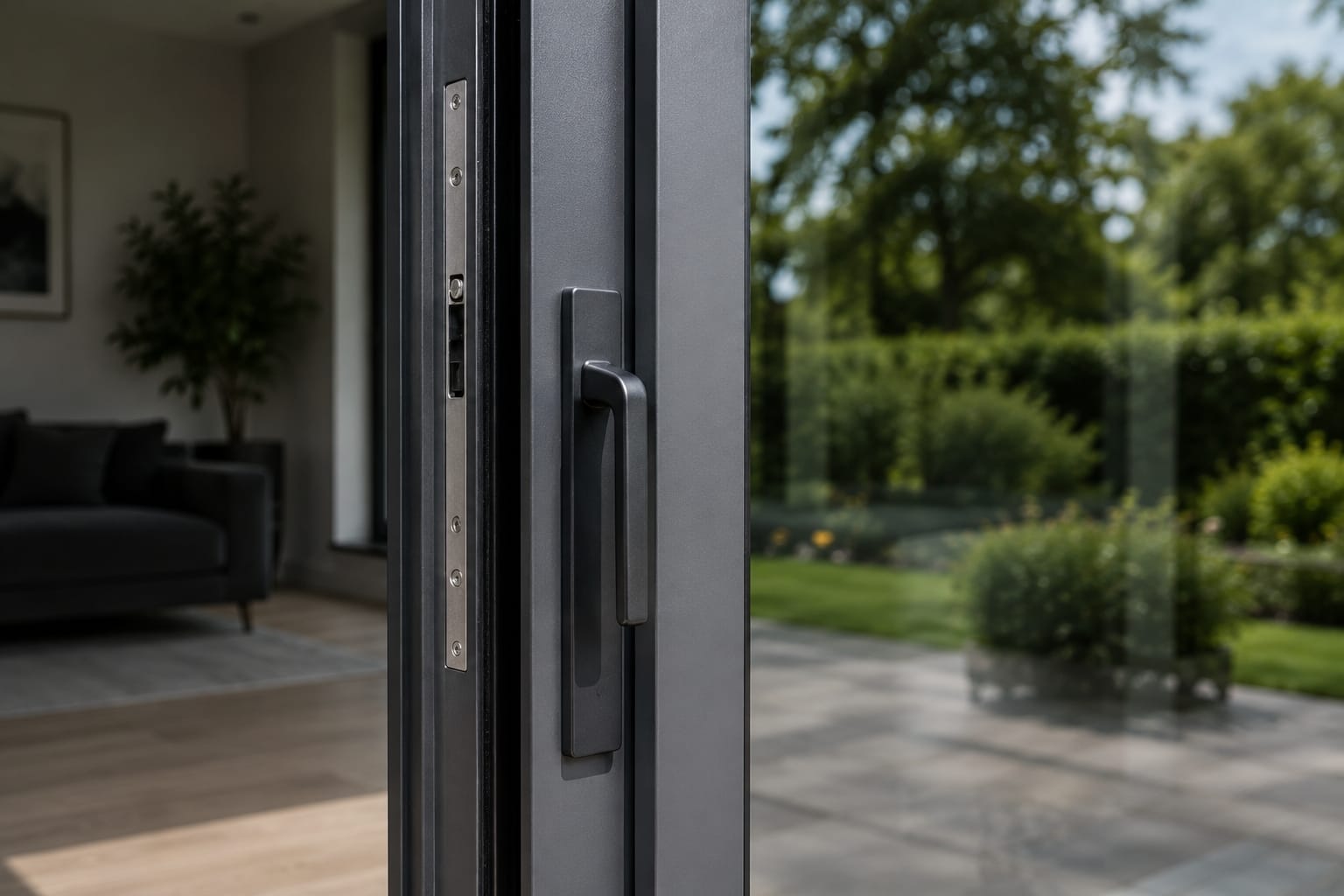 Patio doors on display at a NuView Scotland showroom