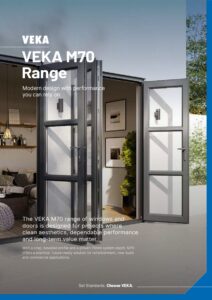 Cover of the VEKA M70 brochure