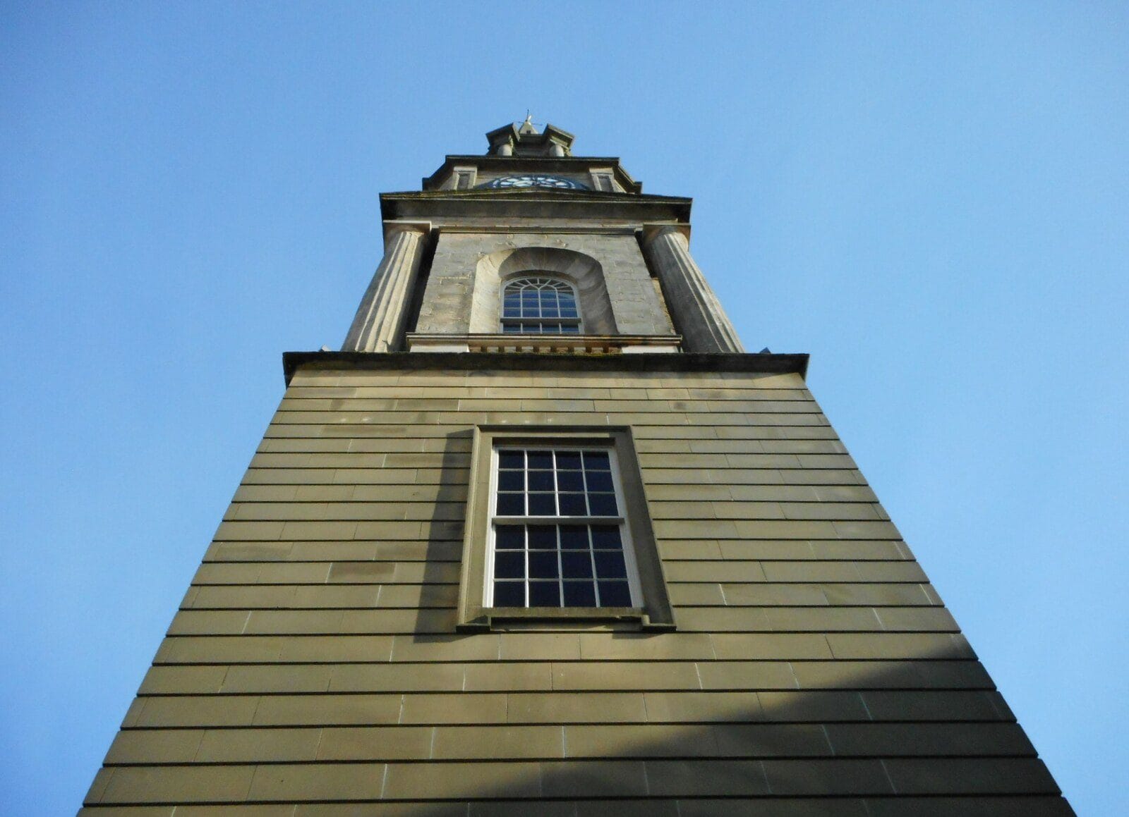 Falkirk Steeple on the High Street, Falkirk town centre
