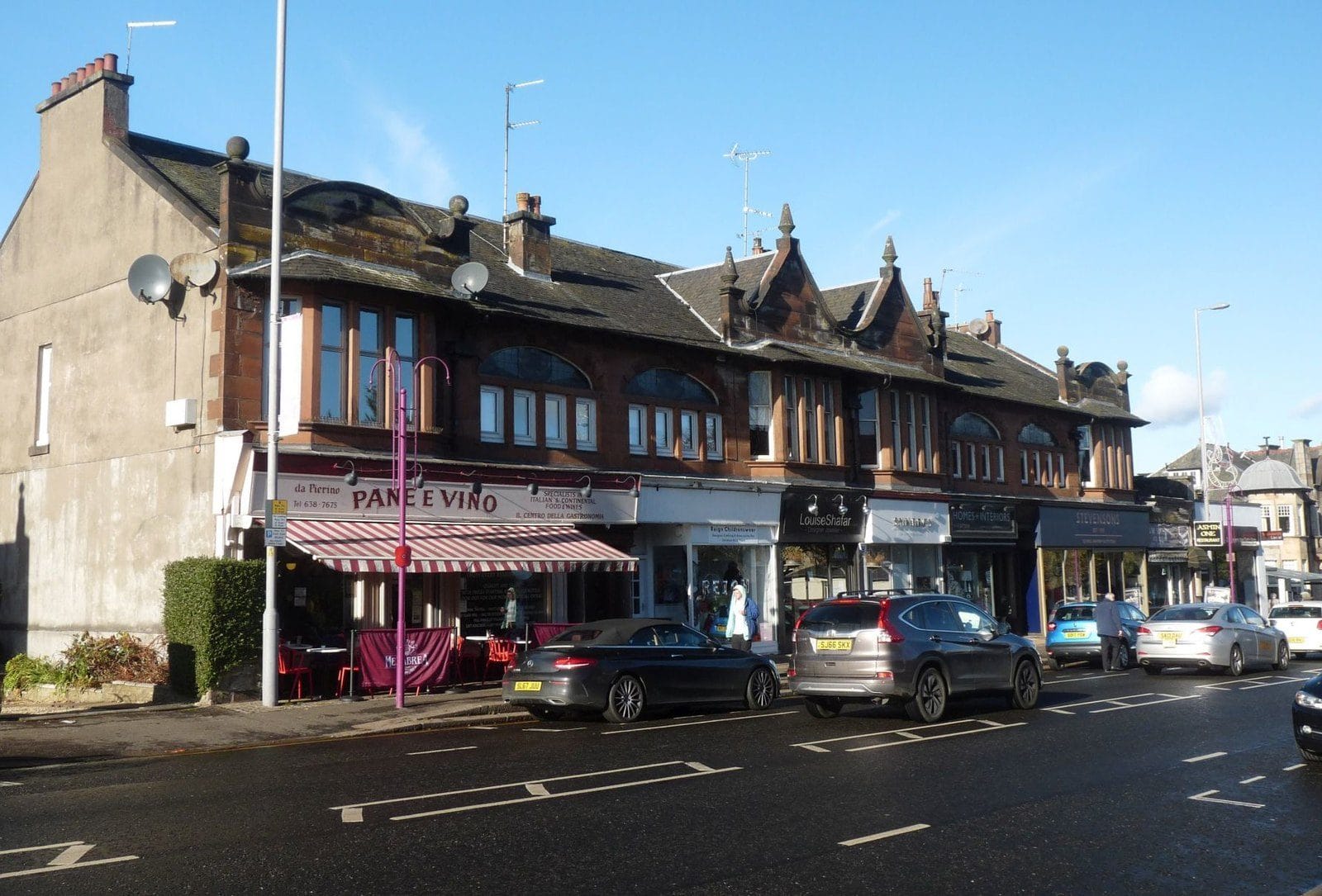 Shops on Fenwick Road, Giffnock