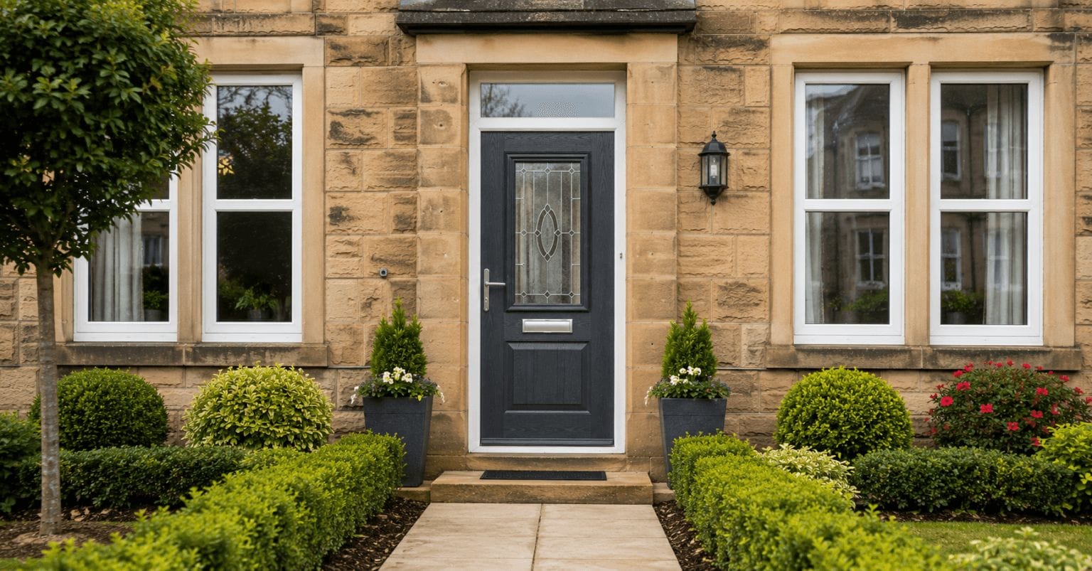 Composite front door fitted by NuView