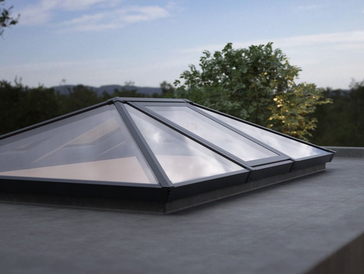 Sheerline S1 roof lantern on an extension