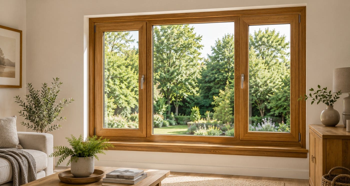Warm timber-alternative windows