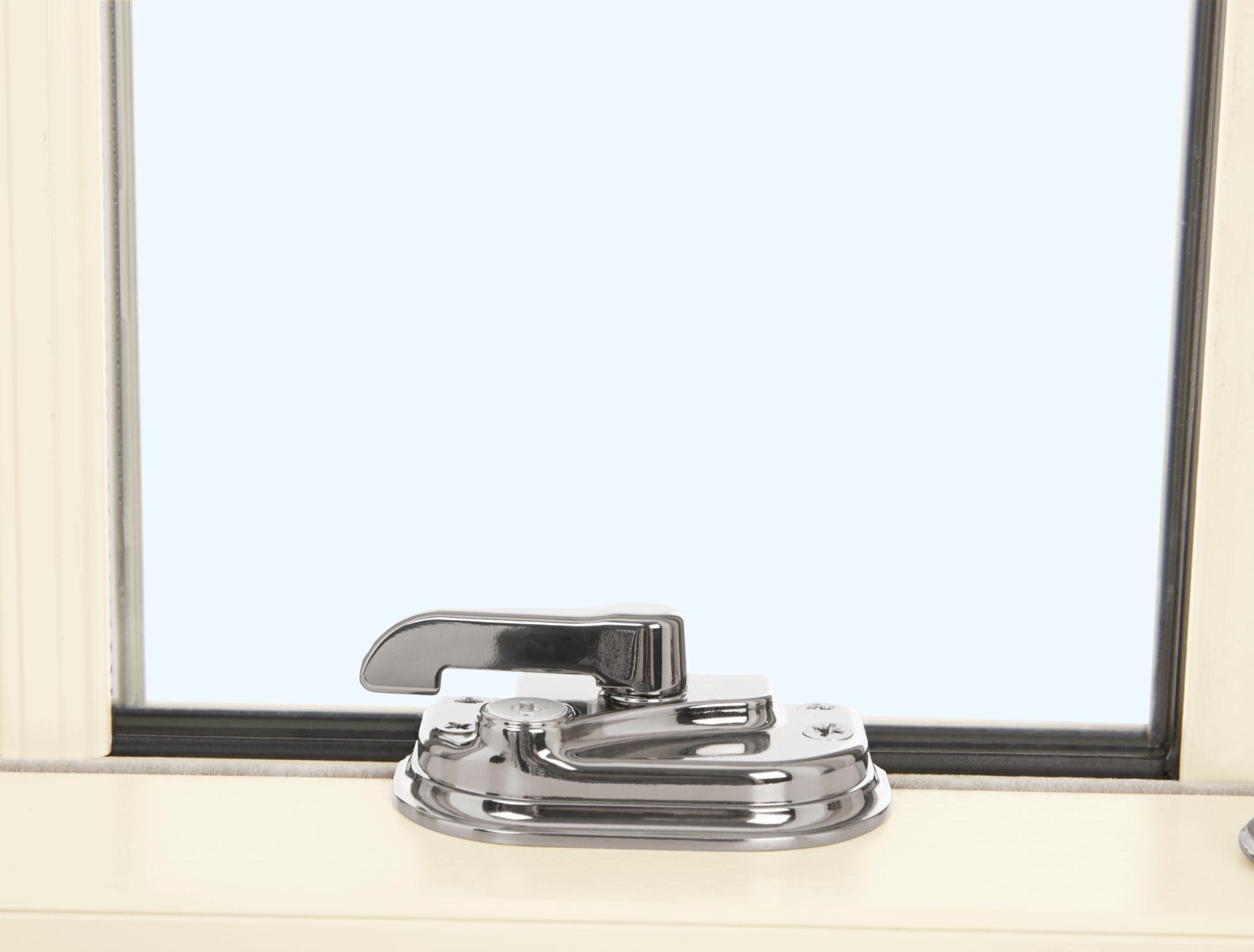 Cream uPVC sash and case window - product photo