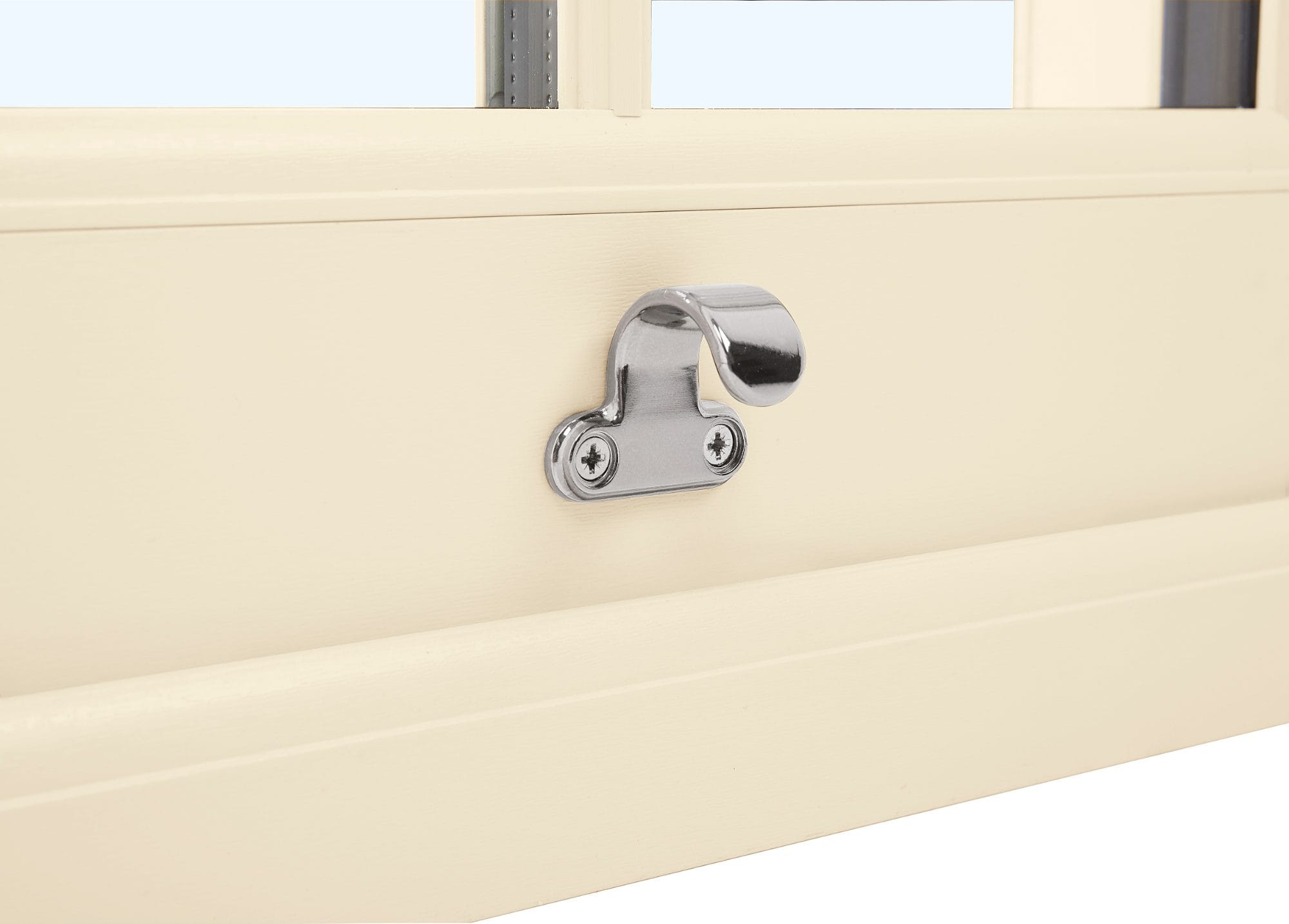 Cream uPVC sash and case window - product photo