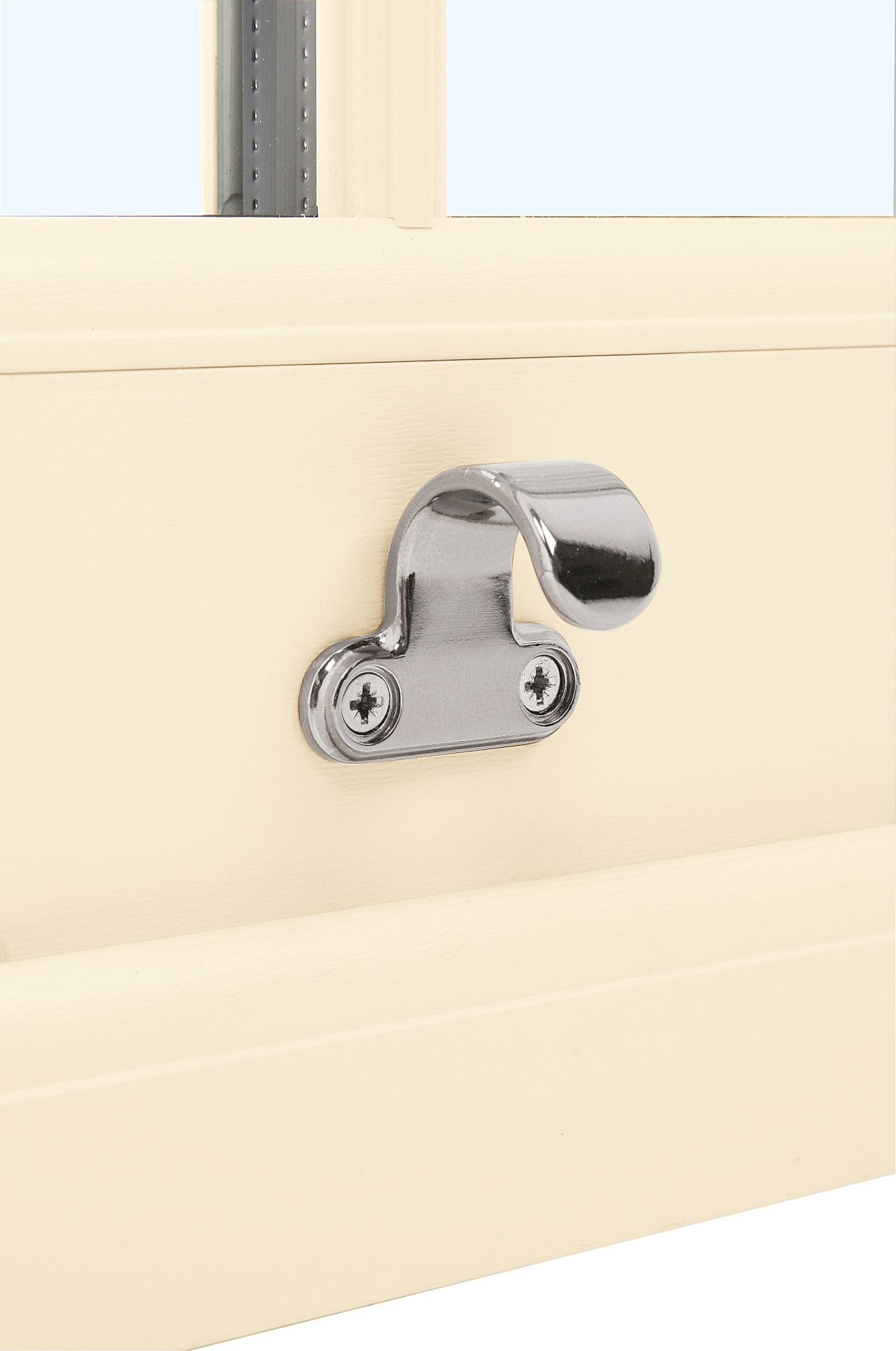 Cream uPVC sash and case window - product photo